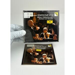 Vtg Anton Bruckner Symphonie No. 8 Philharmoniker Karajan 2 CD Set Promotion DGG